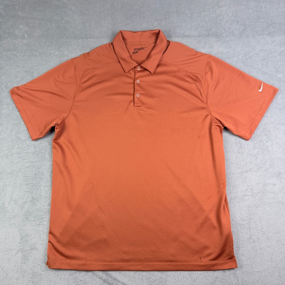Nike Golf Tour Performance Dri-FIT Polo Shirt XXL Burnt Orange 400768-869